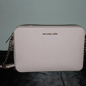 Michael Kors Jet Set Large Saffiano Leather Crossbody Bag